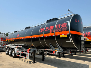 3 Axles Asphalt Tank Trailer សម្រាប់លក់