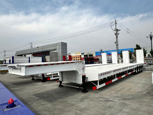 4 Axles Lowbed Trailer ສໍາລັບຂາຍ